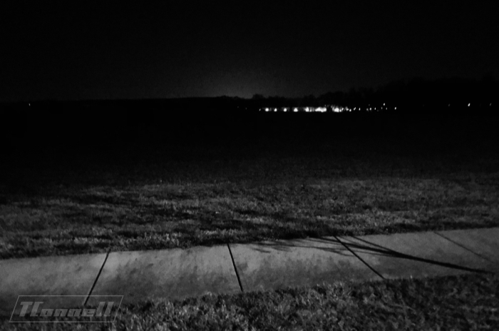 sidewalk lights scenery